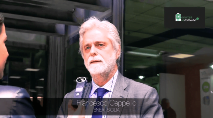 L’Ing. Francesco Cappello Responsabile ENEA DUEE SICILIA a Progetto Comfort 2018