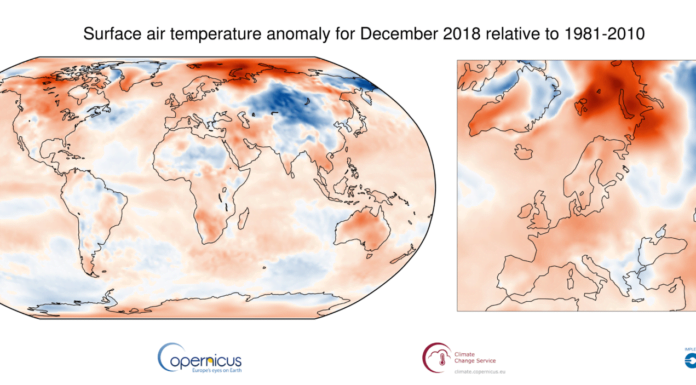 Cambiamento Climatico: gli ultimi 4 anni i più caldi della storia