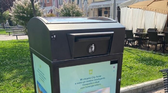 A Verona arrivano i cestini smart: saranno alimentati ad energia solare