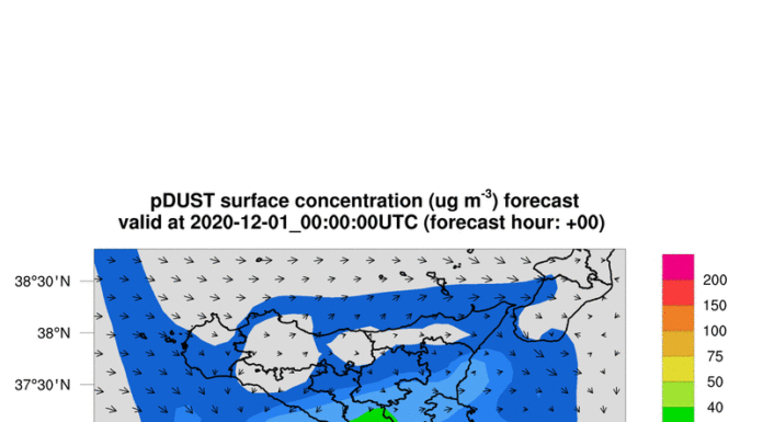 Sicilia: disponibili le previsioni sulla qualità dell’aria a cura di ARPA