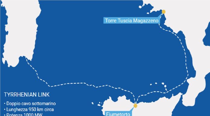 Terna collega Sicilia e Sardegna alla penisola con il “Tyrrhenian Link”