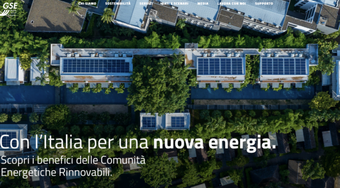 GSE approvate regole operative sulle Comunità Energetiche rinnovabili